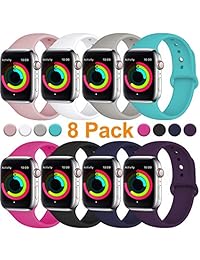 Fuleda Compatible con App le Watch Band 1.496 in 1.575 in 1.654 in 1.732 in, correas de repuesto para iWatch Series 4, Series 3, Series 2, Series 1, S M M L