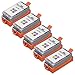 Speedy Inks - 5 Pack Compatible Canon CLI-36 5 Tri Color for use with Canon PIXMA iP100l, PIXMA mini260, PIXMA mini320, RFB IP100. Ink Cartridges for inkjet printers. CLI-36-C - 1511B002