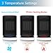 Portable Space Heater 950W with Auto Oscillating, Quick Heat-up, Tip-Over and Overheating Protection, Nobebird 2 in 1 PTC Ceramic Heater and Quiet Table Fan for Home Office Floor