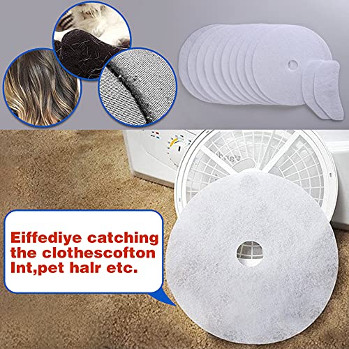 30 Pieces Clothes Dryer Exhaust Filter Set, Universal Portable Dryer Lint Filter Replacement for