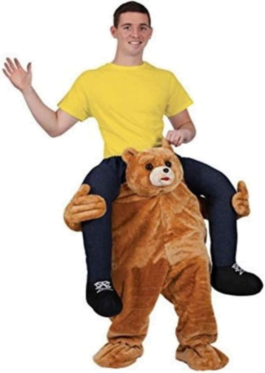 Funny Piggyback Ride On Riding Shoulder Adult Costume