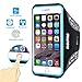 iPhone 7/8 Plus Armband,RISEPRO Sport Armband for Running,Workouts,Fingerprint Unlock,Lightweight,Breathable Lycra,Hidden Pocket,Key Holder,Earphone Cutouts for iPhone/Galaxy S6(5.5