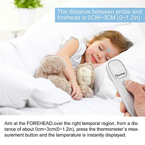 Baby Thermometer for Fever, Non Contact Forehead Thermometer for Adults and Kids, 3 Modes Digital Medical Infrared Thermometer for Body/Surface/Room