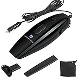 [Upgraded Version] Vacuum for Car 12 Volt 75 W FosealTM Mini Car Vacuum Auto Portable Handheld Car Vac Dust Buster with 14.8 FT Power Cord - Black