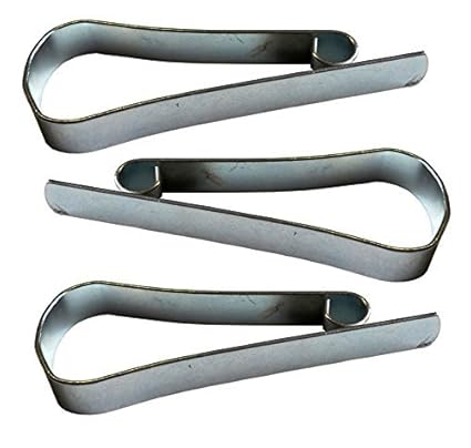 Preisjubel 3 x Fahrrad-Hosenklammer vernickelt, Hosenspange, Hosenclip, Fahrradspange