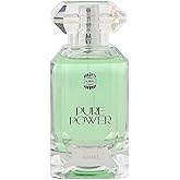 Ajmal Pure Power Eau de Parfum 3.4 oz / 100 ml for Men | Fresh Spicy Woody Fragrance with Citrus, Lavender & Tonka | Long-Lasting Luxury Scent from Dubai