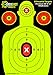 EasyShot Targets Shooting Targets 12 x 18inch Targets Highly Visible Neon Silhouette Paper Targets Heavy-Duty Paper Targets for Shooting in Short and Long Range Hunting Practice