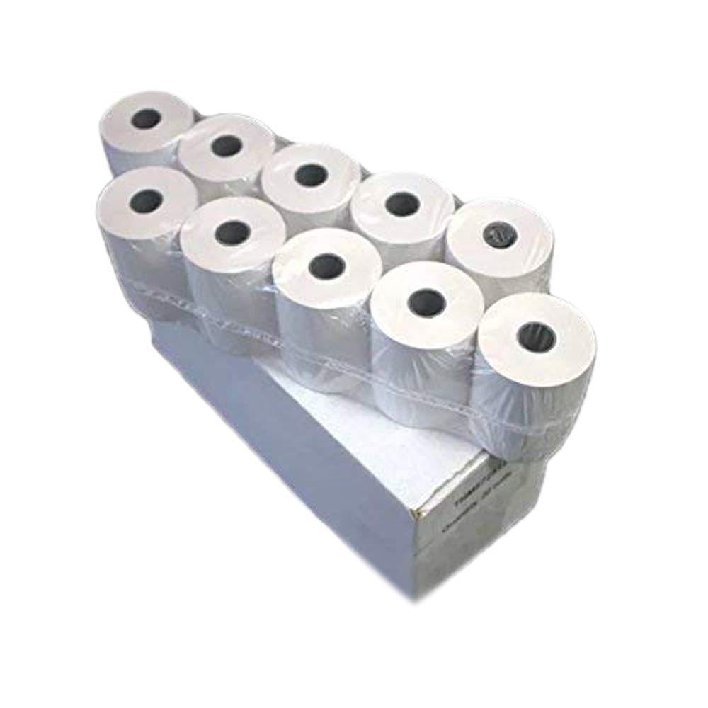 20 Rolls of 57 x 40mm Thermal Paper Till Rolls for Credit Card All PDQ Machines, fits 57 x 38mm Machine
