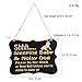 WINOMO Shhh Sleeping Baby Door Sign Do Not Disturb Hanger Sign Baby Room Hanging Wooden Decorative