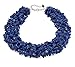 Ross-Simons Lapis Torsade Necklace in Sterling Silver. 18 inches