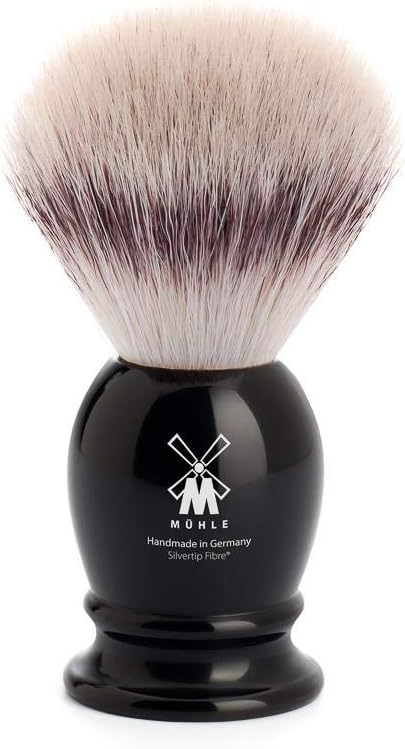 MÜHLE Classic, Small Black Silvertip Fibre Shaving Brush, 1 Stück (1er Pack)