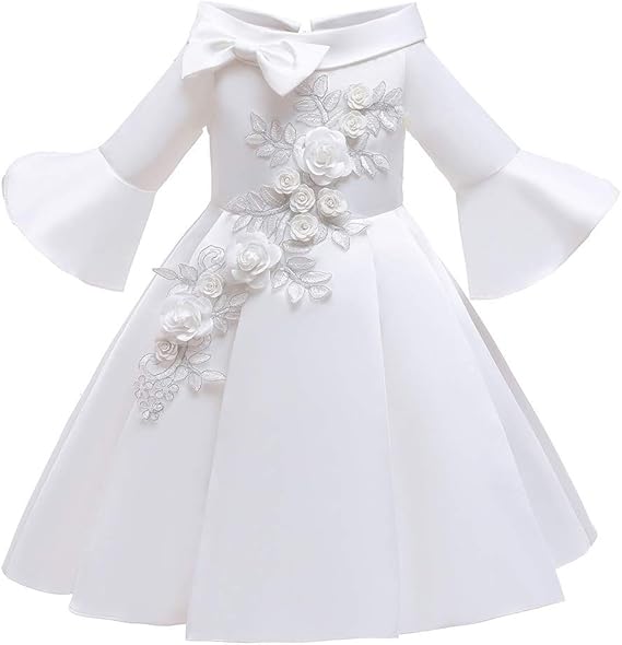 Amazon ワンピース 子供 パーティードレス 女の子 キッズ プリンセスドレス お嬢様 ベビ フォーマルワンピース 刺繍 チュチュドレス 赤ちゃん 幼児 ワンショル ベビ 服 ガールズドレス 小学生 セレモニー 子供服 女児用 コスチューム フォーマル 通販