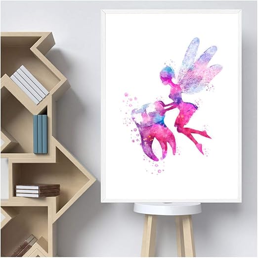 Zhangpengbofbh Pintura De La Lona Vivero De Dientes Arte De La