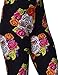 VIV Collection Plus Size Printed Brushed Ultra Soft Leggings (Immortal Sugar Skull Anniversary)