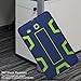 TIANLI for Samsung Galaxy Tab E 9.6 Case Anti-Scratch Shockproof Three Layer Full Body Armor Protection with Sturdy Kickstand Anti-Fingerprint Case for T560 T560NU T560NZ T567V,Nave Blue Lemon Yellow