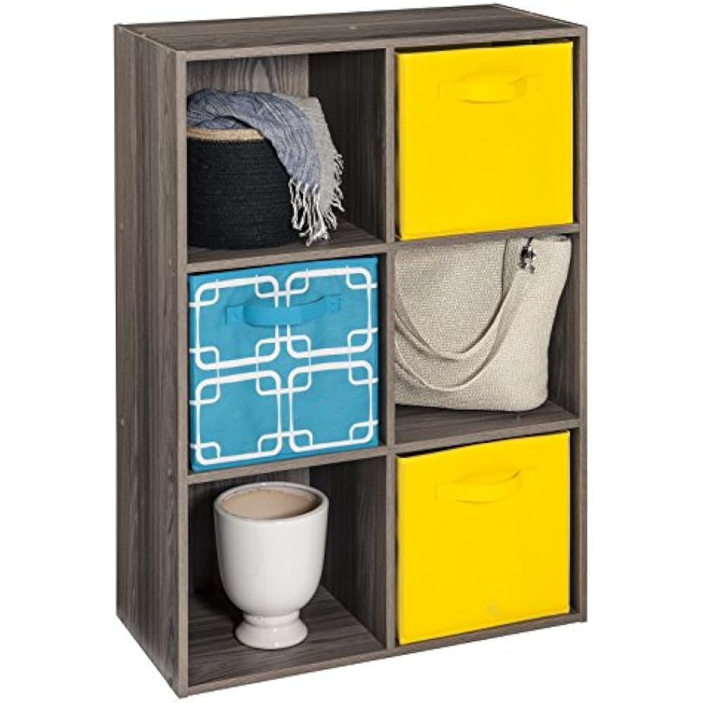 Categories ClosetMaid 4166 Cubeicals Organizer, 6Cube, Natural Gray