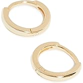 SHASHI Women's Katrina Hoop Earrings, Gold, One Size