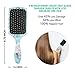Wet Brush Cactus Flower Paddle Detangler-Detangling Knots, Heat-Resistant Bristles, Blowout Styling, No Split-Ends & Hair Breakage, All Hair Types, Floral Succulent Prints