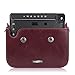 Fintie Protective Case Compatible with Fujifilm Instax Square SQ6 Instant Film Camera - Premium PU Leather Bag Cover with Removable Adjustable Strap, Burgundy
