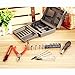 Essential Electronic Toolkit | 24 Pieces Set-General Household Hand Tools | with Plastic Toolbox Storage Case (360mm x 80mm, As Picture)