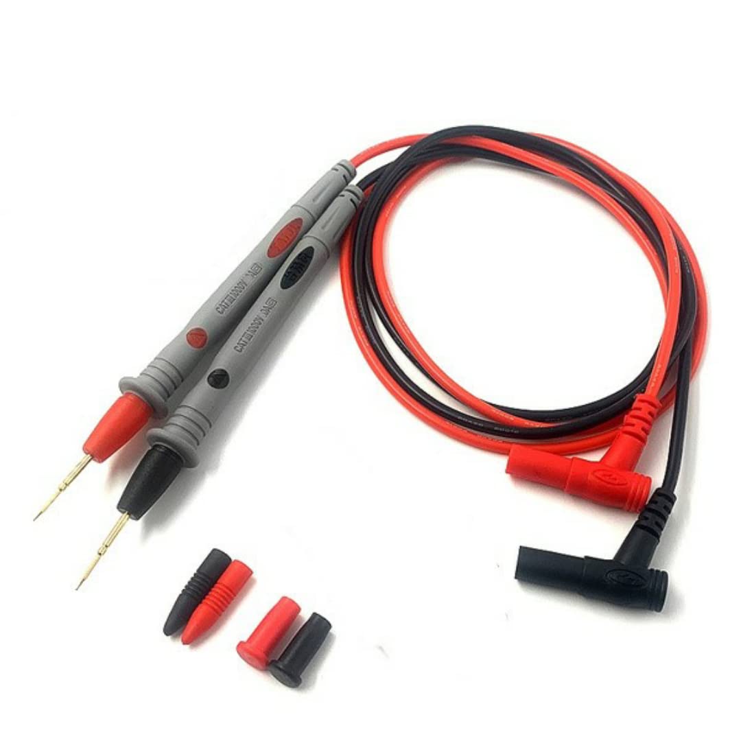 Multimeter Test Leads Probes Banana Plug,Gold Digital Multimeter Probes Electrical Test Probe for Most of Digital Multimeter — image 1