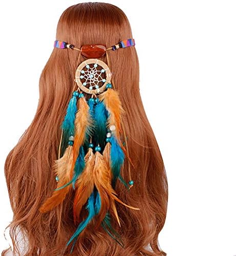Tukistore Women's Headband Orange Blau