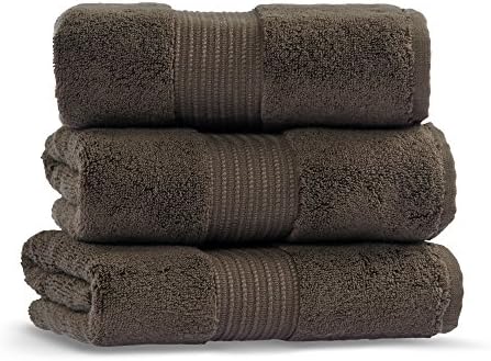 Premium, Luxury Hotel & Spa, Turkish Cotton for Maximum Softness and Absorbency, Durable - Chicago Towel (12x20, Espresso)