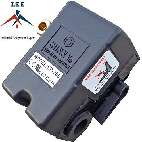 Heavy Duty Air Pressure Control Switch, Sunny H4, 4 port, 140175 PSI, 25 Amp