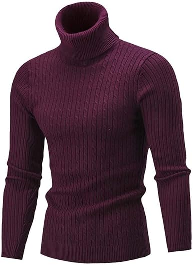 maglia cotone collo alto uomo