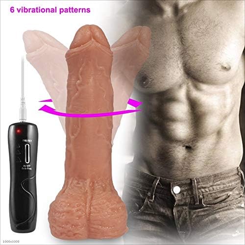 UitraLove 7 Inch Male Taut Rod Tool with Hands-Free Suction Cup for Beginner Peter Short Arm Practice, Women & Gays Personal Huge Soft Clìt Vibratòr Dìck