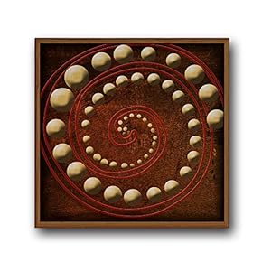 Framed Canvas Wall Art for Living Room, Bedroom Indian Tribe Totem Theme Canvas Prints for Home Decoration Ready to Hang - 16x16 inches