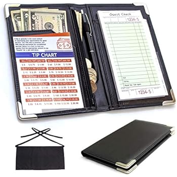 Amazon.com: Server Book for Waitress | Waitress book that fits in ...