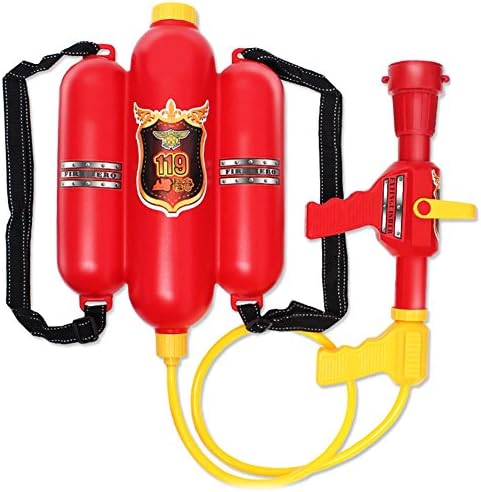 Child Firefighter Water Backpack Nozzle Water Gun Toy Air Pressure Water Gun Summer Beach Toys Ty691