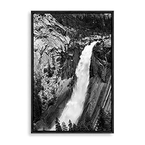 signwin Framed Canvas Wall Art Waterfall Canvas Prints...