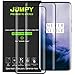 [2 Pack] JUMPY for Oneplus 7 Pro / 1+7 Pro Screen Protector, [3D Full Coverage] 9H Hardness Premium Tempered Glass with Lifetime Replacement Warranty.
