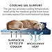 Furhaven Pet Dog Bed | Deluxe Cooling Gel Memory Foam Plush & Velvet L Shaped Chaise Lounge Living Room Corner Couch Pet Bed w/ Removable Cover for Dogs & Cats, Deep Sapphire, Mediumthumb 4