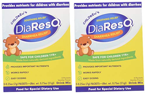 DiaResQ Childrens Soothing Diarrhea Relief - 3 Packets, Pack of 2 - //medicalbooks.filipinodoctors.org