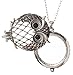 Owl Magnifier Magnifying Glass Sliding Top Pendant Necklace, 30