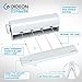 .Gideon Indoor 4-Line Laundry Retractable Clothesline - Wall Mounted Clothes Dryer with 4 Bonus Hanging Hooks - Instantly Adds 40 Feet of Drying Rack Space - 10 Free Clothespins Included [UPGRADED]