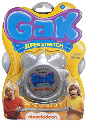 Gak art dough, liquid silver metallic