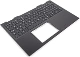 Dell Inspiron 7500 7506 2-in-1 Black Palmrest UK English Backlit Keyboard view 1