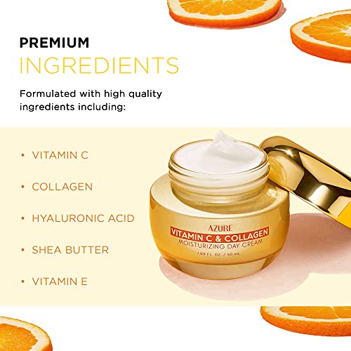 AZURE Vitamin C & Collagen Moisturizing Day Cream Anti Aging