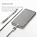 Netdot 2nd Generation Magnetic USB Charger Cable Adapter for iPhone 5, 5c, 5s, SE, 6, 6 Plus, 6s, 6s Plus, 7, 7 Plus ( 2 pack gray )