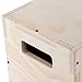 U-MAX Wood Plyo Box 3 in 1 for CrossFit Jump Training and Conditioning Plyometric Box for CrossFit Training, MMA 30/24/20, 20/16/14,16/14/12
