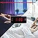 Jingsense Digital Alarm Clock Radio with AM/FM Radio, 1.2” Big Digits Display, Sleep Timer, Dimmer and Battery Backup, Bedside Alarm Clocks with Easy Snooze for Bedrooms, Table, Desk – Outlet Powered