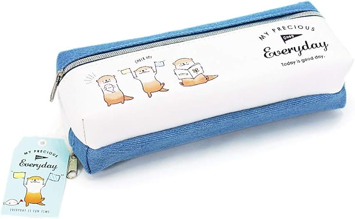 Amazon 筆箱 ペンケース 女の子 ボックス タイプ マイプレシャスエブリデイ カワウソ クーリア ペンケース 文房具 オフィス用品