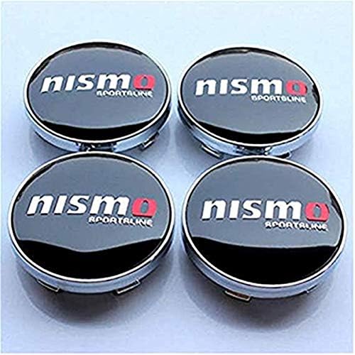 fanlinxin 4Pcs 60mm NISMO Sports Racing center caps hub cap hub cap caps Badge emblems