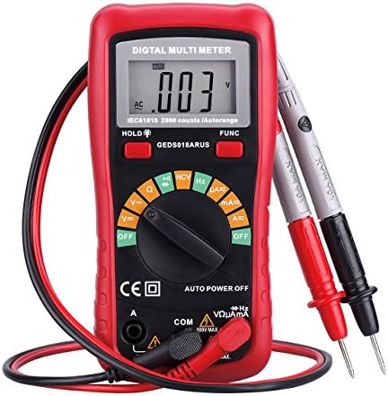 Turbot Multimeter, Autoranging Digital Multimeter, Non-Contact Voltage Tester Measuring DC/AC Voltage,DC/AC Current,Resistance,Diode Check,Continuity,Capacitance and Frequency