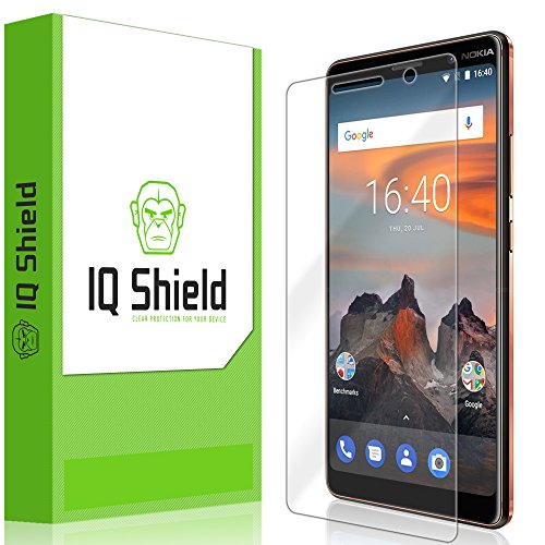 Nokia 7 Plus Screen Protector, IQ Shield LiQuidSkin Full Coverage Screen Protector for Nokia 7 Plus HD Clear Anti-Bubble Film