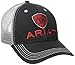 Ariat Men's Black Red Gray Mesh Hat